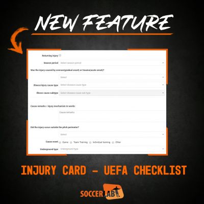 Injury card - uefa checklist